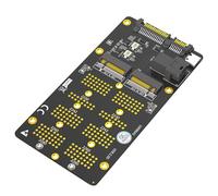 Ranuw Disque dur NVME 2 en 1 vers adaptateur SATA3 et SFF 8643 pour un transfert de données rapide et une solution de stockage NVME