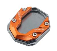 Ranuw Enduring Kickstand Plateau d'extension de pied pour béquille latérale de scooter, stabilisateurs de rechange pour béquille de béquille pour Mzmix / MMax2 série 110p