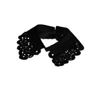 Ranuw Insert de col décoratif en polyester respirant, bordure en dentelle blanche, pièce ajourée polyvalente, col en dentelle amovible pour femme, Einheitsgröße, comme décrit, Comme décrit
