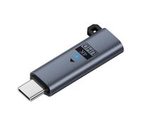 Ranuw La protection d'écran de verrouillage USB C pour ordinateur portable arrête le mode veille lors du travail à distance et du divertissement de l'ordinateur portable contre l'adaptateur de sommeil