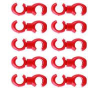 Ranuw Lot de 10 colliers de serrage pour câble de frein de vélo, levier de vitesse, pinces de guidage pour dérailleur et gestion des câbles du dérailleur