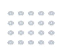 Ranuw Lot de 20 disques anti-hyperplasie, invagination, élimination des polypes, petites soucoupes volantes, anneau de fixation en silicone, boucles d'oreilles à lèvres, piercing, disques de guérison