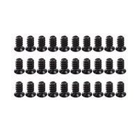 Ranuw Lot de 30 vis de radiateur pour boîtier de refroidissement, refroidisseur d'ordinateur plat, pour jeu de vis à tôle pour vis de ventilateur, vis de ventilateur longues