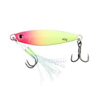 Ranuw Luminously Fishing Baits Jigs Metal Lures Spinner Long Casting Jigging Spoon Lure Hard Swimbait Enduring Luminously Baits Artificial Baits