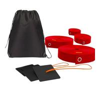 Ranuw Marquage de terrain de volley-ball d'extérieur de taille officielle, nylon clair, ligne de délimitation, ancre de sable, appareils portables, sac de transport, équipement léger de volleyball de