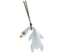 Ranuw Pendentif canard à changement de couleur avec effet de décoloration du soleil à suspendre pour rétroviseur de voiture, décoration de verre, amusante, belle voiture