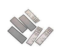 Ranuw Plaque arrière de filtre à poussière en PVC pour boîtier d'ordinateur, panneau arrière, châssis, carte mère, protection contre la poussière, cadre d'ordinateur