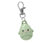 Ranuw Porte-clés multifonction en silicone pour baume à lèvres avec design de dessin animé amovible et matériaux conviviaux, vert, taille unique