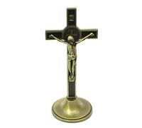 Ranuw Pour croix Crucifix Christ Catholique Église religieuse Décoration Support Applique murale Bougies parfumées