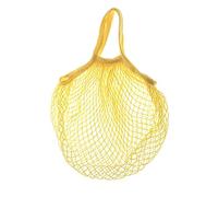 Ranuw Sac à provisions en coton portable écologie Sacs à provisions réutilisables à poignée courte Sac à provisions en filet, Jaune