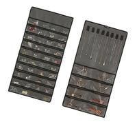 Ranuw Solution de rangement portable pour bijoux, 48 poches, organiseur mural, accessoire de maison pour divers bijoux, organisateur de bijoux élégant, taille unique, comme décrit