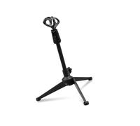 Ranuw Support de microphone portable avec bras flexible, serrage sécurisé, compatible avec les microphones sans fil USB de 30 à 40 mm pour la maison et le bureau, support de microphone réglable pour