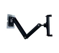 Ranuw Support rotatif à 360° pour téléphone/tablette avec tension réglable, support mural pliable, installation horizontale verticale pour bureau à domicile, support de bras pliable, support mural