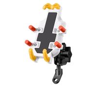 Ranuw Universals Support Téléphone Vélo Réglable Rotation 360° Durabilité Plastique Métal Support pour Smartphones Support Téléphone Antichoc
