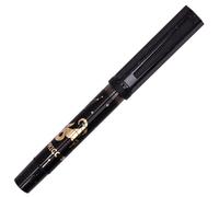 Ranvi Stylo plume Jinhao 58A, design classique 12 Constellations, écriture fluide, pointe extra-fine avec convertisseur d'encre (clip noir - CAPRICORNE)