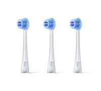 RANVOO Lot de 3 têtes de rechange originales AirJet II, Jet Clean amélioré, élimination de la plaque dentaire, certifiée Conada, blanc pour protéger les gencives des dents orthodontiques pour adultes