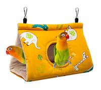 RANYPET Perroquet Hamac Nid D'oiseau Chaud Doux Hamac en Peluche Suspendu Cage Tente pour Perruche Calopsitte Amazones Cacatoès Canari Cage Jouet S