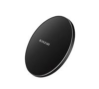 Ranzah Chargeur sans fil pour iPhone 16, 15, 14, 13 Pro Max/12/11/Xs Max/XR/X/8 Plus/8,15 W Max Chargeur rapide pour Samsung Galaxy S22/S21/S20/S10/S9/S8/S7 Note 9/8/Huawei P30 Pro, 5 W pour tous les