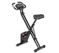 RAOO - MIN - Vélo d’Appartement Pliable - 16 Niveaux de Résistance - Capteur de Pouls - Écran LCD - Hauteur Réglable - Noir