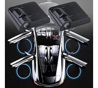 Raopuzi 2 PièCes Projecteur De Logo De Porte De Voiture Led éClairage De Bienvenue LumièRes Personnalisable Voiture Bienvenue Lights Courtoisie Bienvenue Lampe Ombre Logo LumièRe