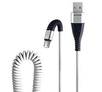 Raopuzi CâBle Usb C [2M]-Chargeur Type C Cable 3A Charge Rapide Cordon Solides Nylon Tressé Charge 2A, Transfert De DonnéEs 480 Mbps For Android Phone (Blanc)