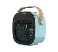 Raopuzi Deux en Un Climatiseur Portable, Mini Refroidisseur d'air Ventilateur de Climatisation Personnel Portable Refroidisseur Mobile Air Humidificateur pour Bureau Chambre 170 * 96 * 167mm (Bleu)