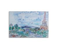 Raoul Dufy Toile murale avec impression sur toile Motif Tour Eiffel 30 x 45 cm