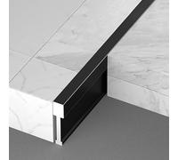 Raouoae Rail De Transition Flexible Pour Moquette, Carrelage Et Parquet, 125cmx2, Bande De Seuil Pour Plancher, Finition Aluminium, Barre De Jonction Pour Revêtements De Sol, Bande D'interface Stratif
