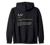 Rap Definition - Explication Sarcastique Amusante Hip-hop Sweat à Capuche