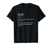 Rap Definition - Explication Sarcastique Amusante Hip-hop T-Shirt