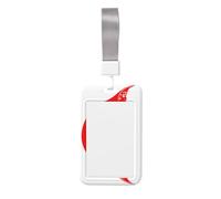 Rapa NUI Porte-badge coulissant en plastique rigide pour cartes de travail pour infirmières et bureau