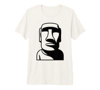 Rapa NUI Tête de l'île de Pâques Moai Rapa NUI T-Shirt Haut de Gamme