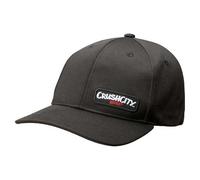 Rapala, Casquette Noire Crushcity Snapback RCCBLSP en Polyester, Matériel de Pêche de Haute Qualité, Taille Unique, Idéale pour Les Passionnés de Pêche