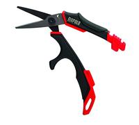Rapala - Ciseaux de Pêche RCD Precision Line Scissors - Matériel de Pêche - 13 cm - Pour Tous les Fils de Pêche - Outils à Ressort - Coupes Précises - Pince Pêche Solide - Noir/Rouge