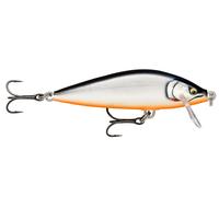 Rapala - Leurre de Pêche Countdown Elite Construction Balsa - Leurre Eau Douce Coulant - Profondeur de Nage 0,9m - Taille 4,5cm / 3,5g - Fabriqué en Estonie - Gilded Silver Shad