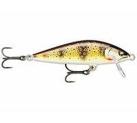 Rapala - Leurre de Pêche Countdown Elite - Construction Balsa - Leurre d'eau Douce Coulant - Profondeur de Nage 0,9m - Taille 5,5cm / 5g - Fabriqué en Estonie - Gilded Mediterranean Trout