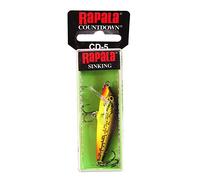 Rapala Countdown Leurre - Fire Minnow - 12,7-5,1 cm - 3/16 oz - Profondeur 3'-6' - 2 hameçons n°10