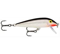 Rapala - Leurre de Pêche CountDown - Matériel de Pêche avec Construction Balsa - Leurre Pêche d'Eau Douce - Profondeur de Nage 2.1-3m - Taille 9cm / 12g - Fabriqué en Estonie - Silver