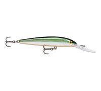 Rapala Down Deep Husky Jerk-Matériel Résistant-Leurre Pêche Traîne d'eau Douce et Mer-Prof de Nage 2.4-5.7m-12cm / 15g-Fabriqué en Estonie-Tennessee Shad Adulte Unisexe, Multicolore, Standard