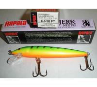 Rapala JH10FT 4" Suspendu Rattlin Huskyjerk 3/8 Oz Tigre De Feu