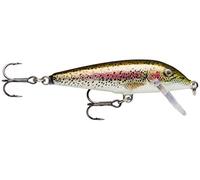 Rapala - Leurre de Pêche CountDown - Matériel de Pêche avec Construction Balsa - Leurre Pêche d'Eau Douce - Profondeur de Nage 2.1-3m - Taille 9cm / 12g - Fabriqué en Estonie - Live Rainbow Trout