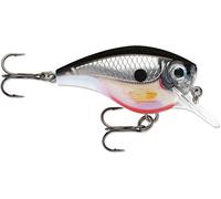 Rapala - Leurre de Pêche BX Brat - Leurre Pêche en Balsa - Matériel de Pêche d’Eau Douce - Poissons et Carnassiers - Prof de Nage 0.9 m - Taille 5cm/10g - Fabriqué en Estonie - Silver