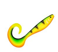 Rapala, Leurre de Pêche Carnassier Soft Otus, Taille : 18 cm/52 g, Leurre Eau Douce, Profondeur de Nage Variable, Matériel de Pêche en Plastique, Fire Tiger FT
