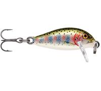 Rapala - Leurre de Pêche Countdown Construction Balsa - Leurre Eau Douce Coulant - Profondeur de Nage 0,3-0,9m - Taille 2,5cm / 2,7g - Fabriqué en Estonie - Rainbow Trout
