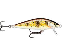 Rapala - Leurre de Pêche Countdown Elite Construction Balsa - Leurre Eau Douce Coulant - Profondeur de Nage 0,9m - Taille 4,5cm / 3,5g - Fabriqué en Estonie - Gilded Mediterranean Trout