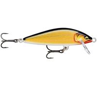 Rapala - Leurre de Pêche Countdown Elite - Matériel de Pêche avec Construction Balsa - Leurre d'Eau Douce Coulant - Profondeur de Nage 0,9m - Taille 5,5cm / 5g - Fabriqué en Estonie - Gilded Gold Shad