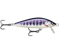 Rapala - Leurre de Pêche Countdown Elite - Matériel de Pêche avec Construction Balsa - Leurre Pêche d'Eau Douce Coulant - Profondeur de Nage 1,2m - Taille7,5cm/10g - Fabriqué en Estonie - Gilded Iwana