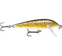 Rapala - Leurre de Pêche CountDown - Matériel de Pêche avec Construction Balsa - Leurre Pêche d'Eau Douce - Profondeur de Nage 2.1-3m - Taille 9cm / 12g - Fabriqué en Estonie - Brown Trout