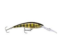 Rapala - Leurre de Pêche Deep Tail Dancer - Leurre Pêche en Balsa avec Bavette - Matériel de Pêche d’Eau Douce - Prof de Nage 12m - Taille 13cm / 42g - Fabriqué en Estonie - Live Perch
