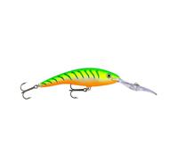 Rapala - Leurre de Pêche Deep Tail Dancer - Leurre Pêche en Balsa avec Bavette - Matériel de Pêche d’Eau Douce - Prof de Nage 9m - Taille 11cm / 22g - Fabriqué en Estonie - Green Tiger UV